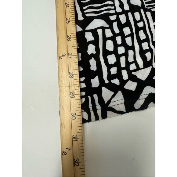 Sho Sho Women's Black White Patterned Pants Wide Leg Elastic Waist Size S/M Note - Picture 6 of 14